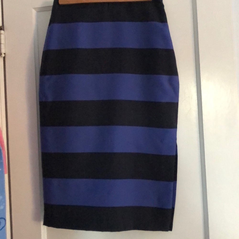 BR Midi Colorblock Pencil Skirt